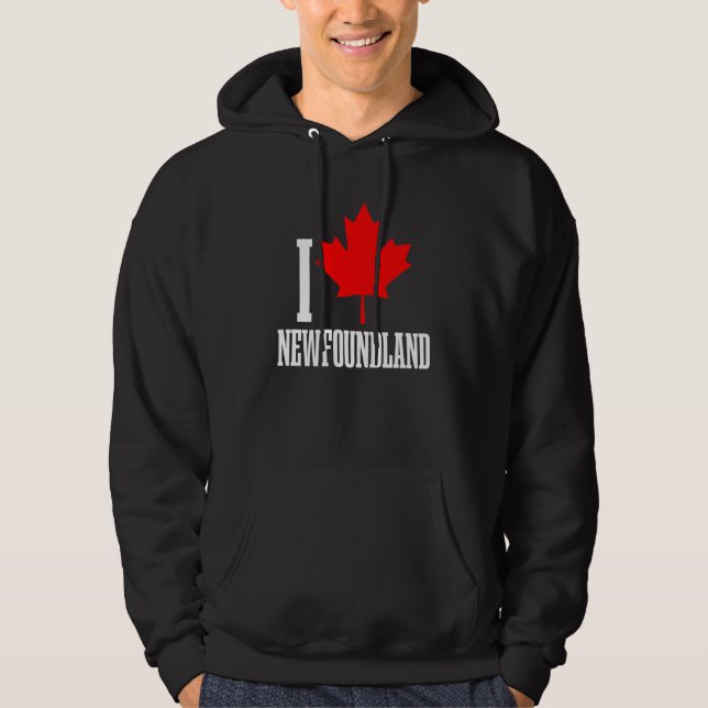 Moletom Newfoundland Canada Maple Leaf Canadian Flag Pride (Frente)