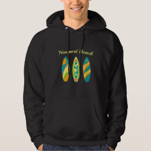 Moletom Newport Beach California Surfboards Beach Souvenir