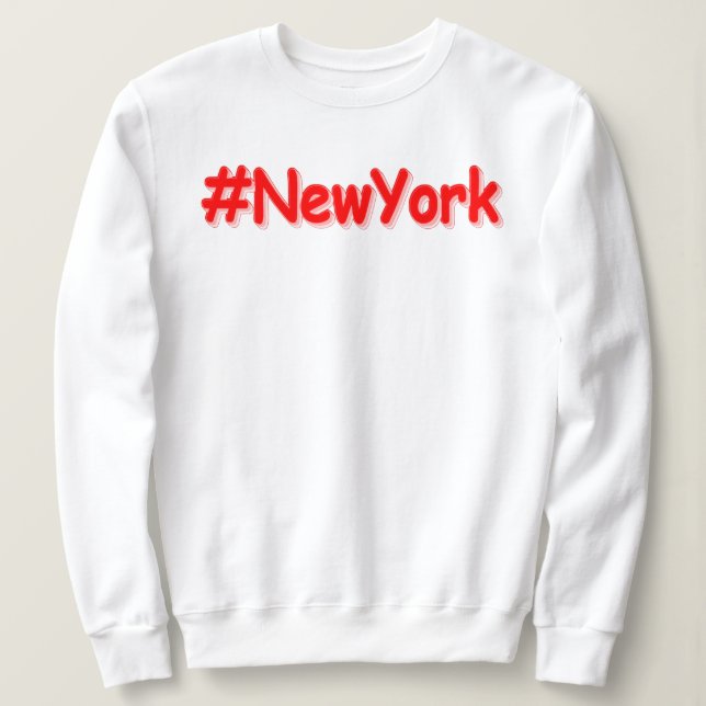 Moletom "#NewYork " Cute Design. Buy Now (Frente do Design)
