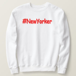 Moletom "#NewYorker " Design bonito. Compre agora