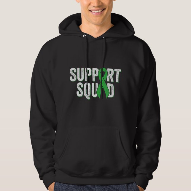 Moletom Ney Disease Support Squad - Fita Verde de Conscien (Frente)