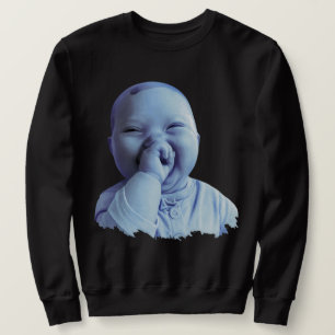 Moletom Nicho Bebê Geração Z Meme Ai Viral Rindo AI Gargal