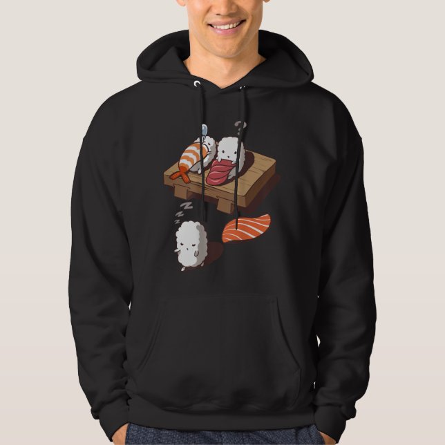 Moletom Nigiri Sushi Japonês Engraçado Sonâmbulo  (Frente)