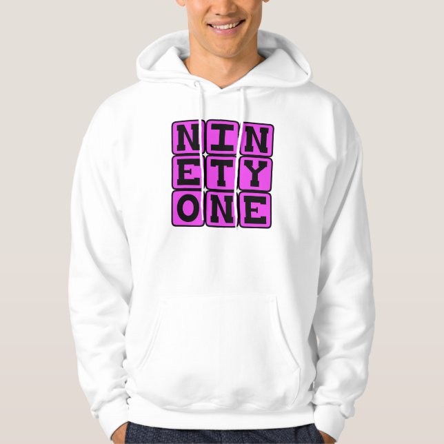 Moletom Ninety One, Número 91 (Frente)