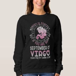 Moletom Ninguém é Perfeito Mas Você Nasce Como Virgem de 7