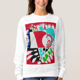 Moletom Ninho de Pássaro - Cinza Vermelha Crimson