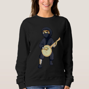 Moletom Ninja Banjo Musical Instruments Men Women Kids