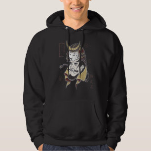Moletom Ninja Cat Em Samurai - Vintage Japoneses Tradicion