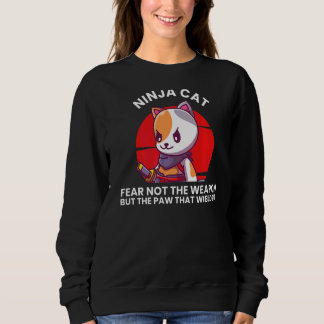 Moletom Ninja Cat Ninjas Karate Warrior Graphic