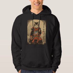 Moletom Ninja Cat Samurai Sword Meow Warrior