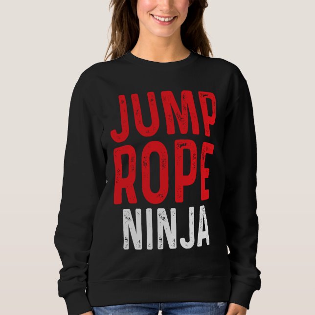 Moletom Ninja de Corda de Pular Treino de Saltar Corda (Frente)