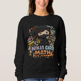 Moletom Ninja Girl Math – Math Attack Mode | Diseño divert