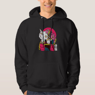 Moletom Ninja Samurai Japonês Ninja Pet Gato Bonito