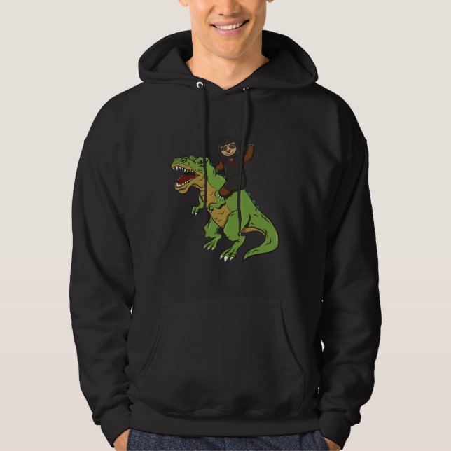 Moletom Ninja Sloth Riding Rex (Frente)