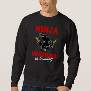Moletom Ninja Warrio Em Treinamento