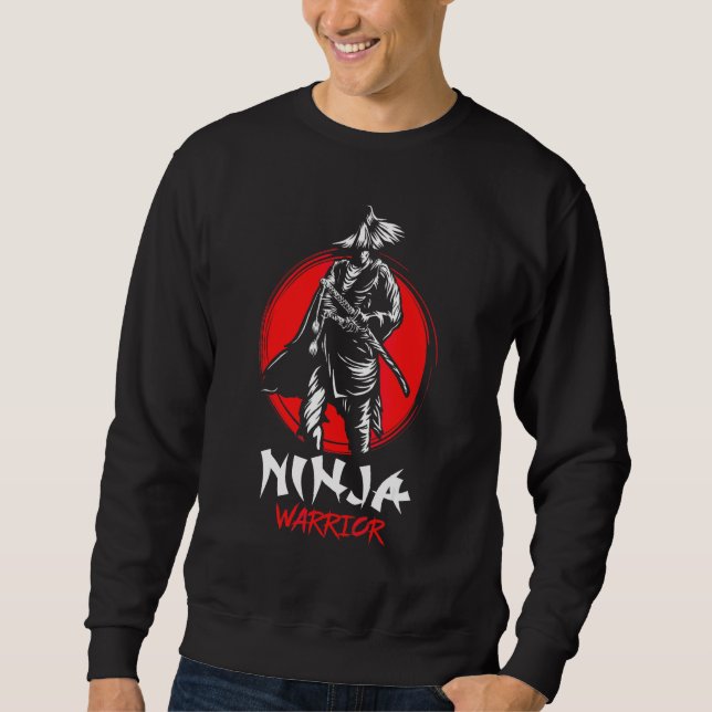 Moletom Ninja Warrior Samurai Japonês Mancha de Sangue Kat (Frente)