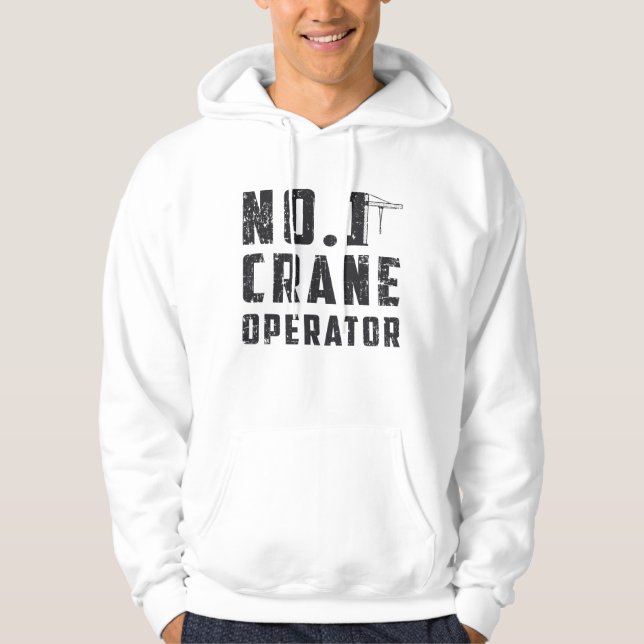 Moletom No. 1 Crane Operator Workers Construction Site (Frente)