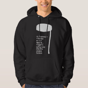 Moletom No céu não há cerveja