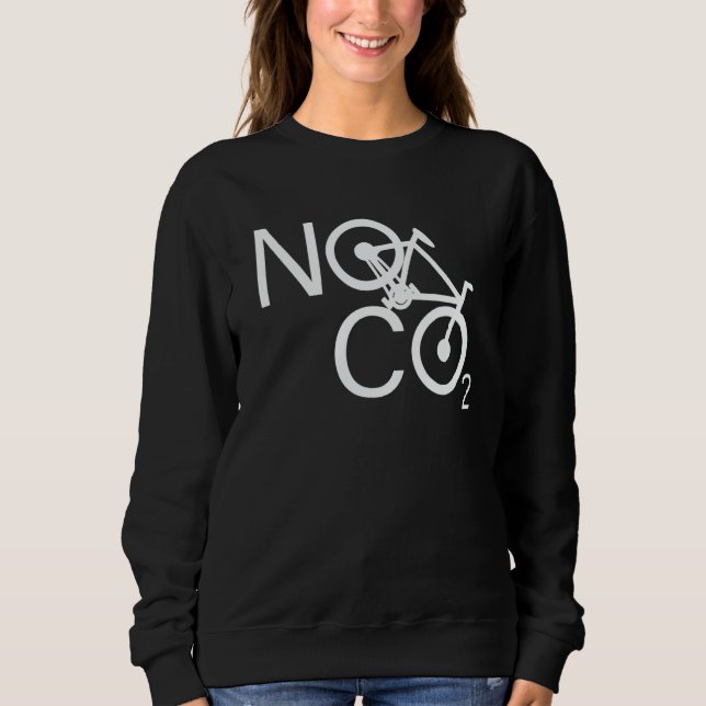 Moletom No CO2 Bike Riding Against Climate Change No Emiss (Frente)