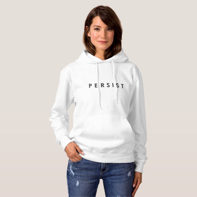 Moletom No entanto, persistiu Hoodie (Frente Completa)