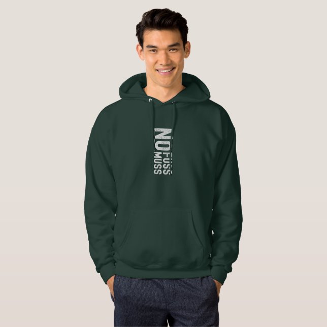 Moletom No Fuss No Muss Hoodie - Vertical Typography and D (Frente Completa)