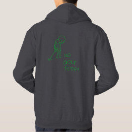 Moletom No Golf Today - Sad Golfer Funny Golf Gift