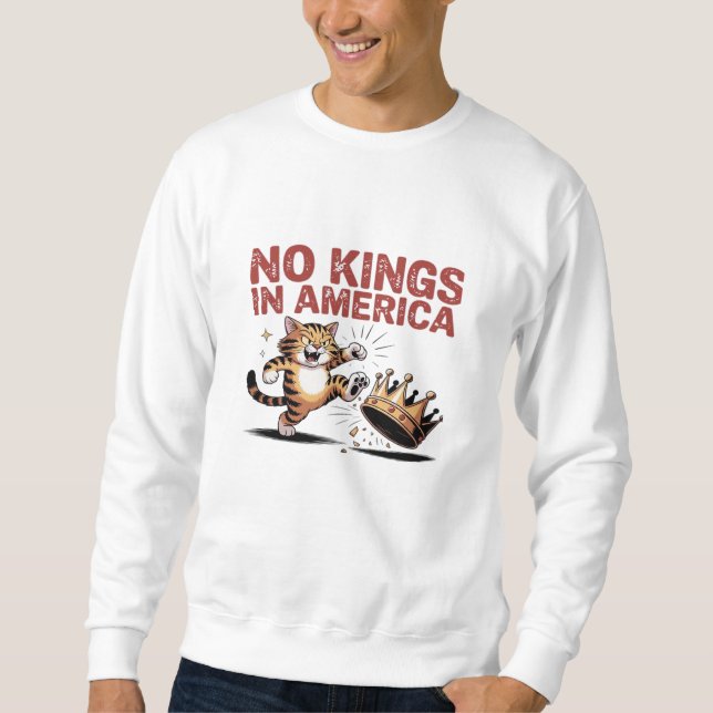 Moletom No Kings In America Classic Aesthetic Design (Frente)