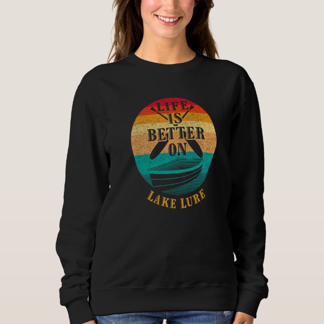 Moletom No Lago Lure Barco Humor Boat (Frente)