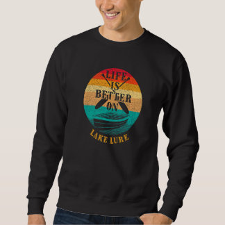 Moletom No Lago Lure Barco Humor Boat