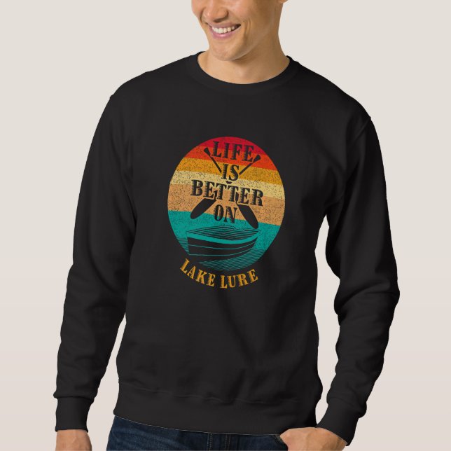 Moletom No Lago Lure Barco Humor Boat (Frente)