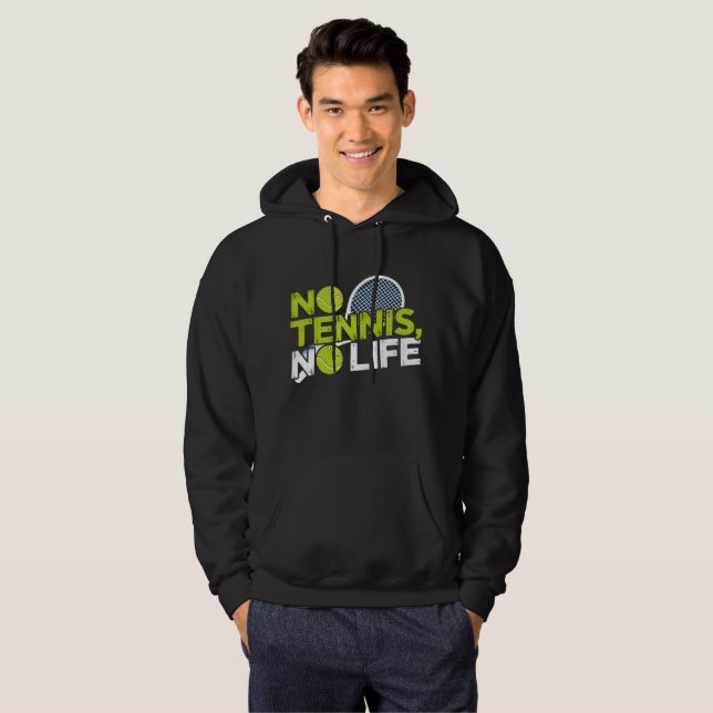 Moletom No Tennis, No Life – Design Sportif et Dynamique (Frente Completa)