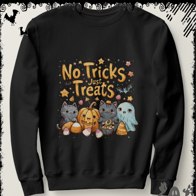 Moletom No Tricks Just Treats | ExDesigner | Halloween (Criador carregado)