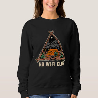 Moletom No Wifi Club Wildlife Mountain Outdoor Summit Hiki