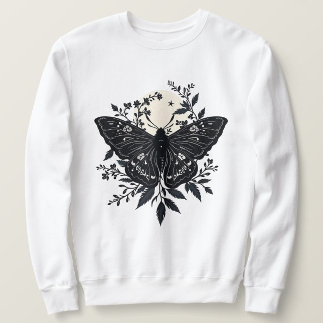 Moletom Nocturnal Blooms (Frente do Design)