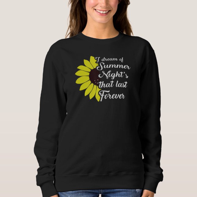 Moletom Noite de Verão é o último voador floral (Frente)