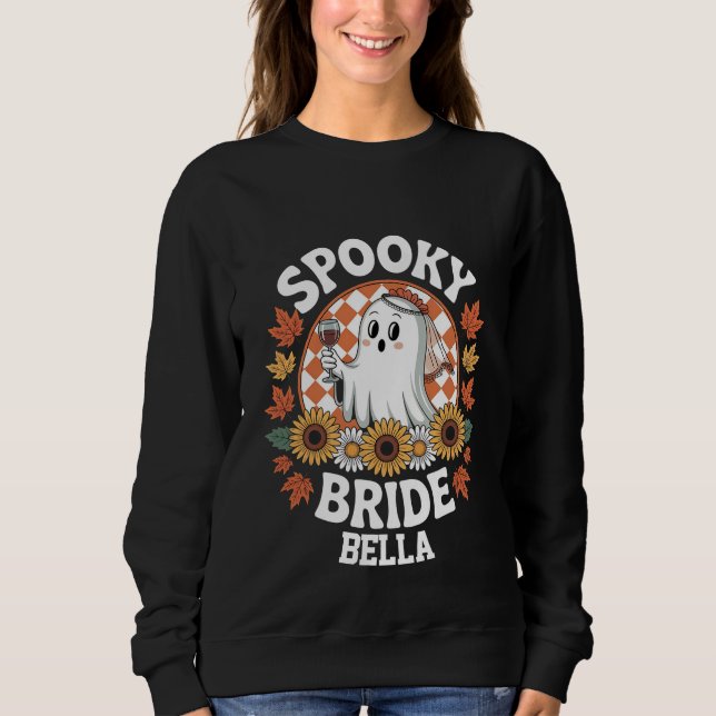 Moletom Noiva Assustadora Fantasma Halloween Personalizado (Frente)