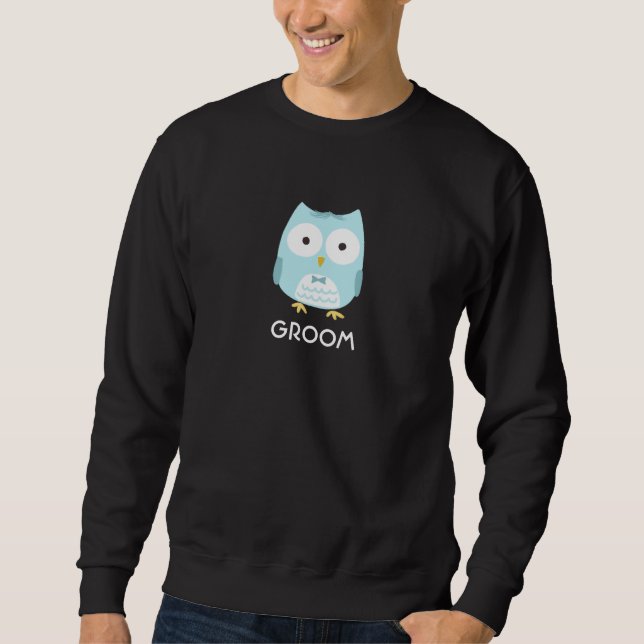 Moletom Noiva Coruja - Design Divertido com Texto (Frente)