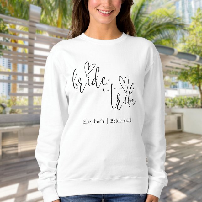 Moletom Noiva Tribe Bachelorette Bridesmaids (Bride Tribe Bachelorette Bridesmaids Sweatshirt)