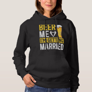 Moletom Noivo de Casamento de Homens Bebendo Cerveja Casam