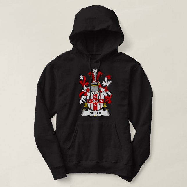 Moletom Nolan Coat of Arms  Family Crest  (Frente do Design)