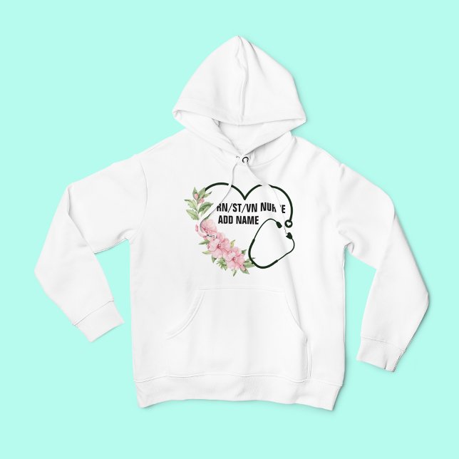 Moletom Nome de Enfermeiro Veterano Registrado por Estudan (Criador carregado)