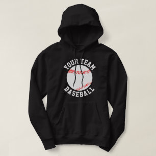 Moletom Nome de Equipe de Beisebol Personalizado ou Texto