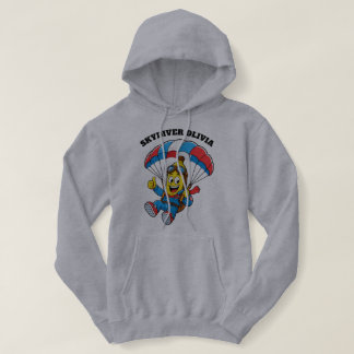 Moletom Nome de Paraquedista Personalizado Banana Engraçad