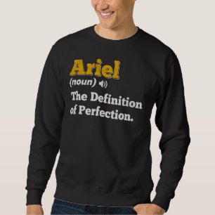 Moletom Nome de presente personalizado do Ariel Nome de an