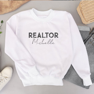 Moletom Nome do Script do Realtor do Real Estate Agent