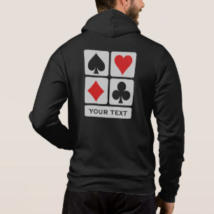 Moletom Nome e texto personalizados do Player de Placas