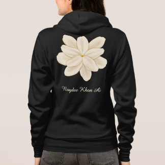 Moletom Nome Flor Branca de Jasmim Frente e Verso