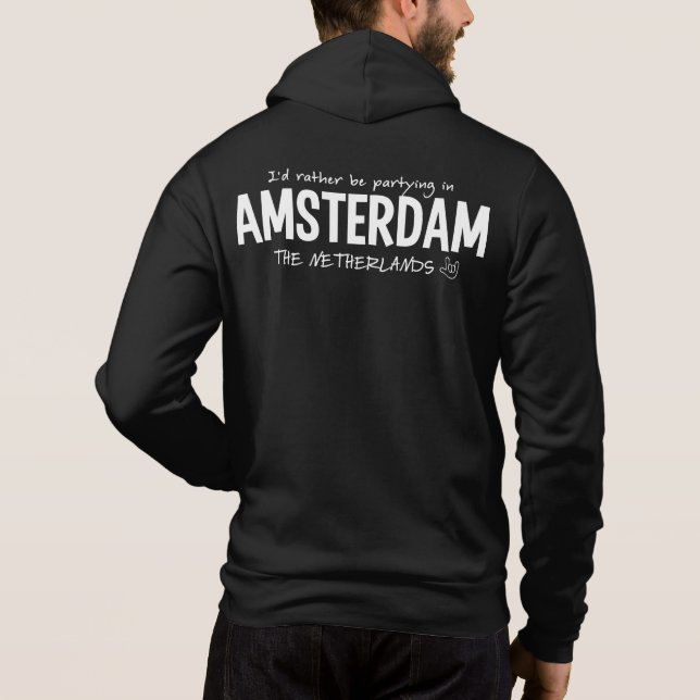 Moletom nome personalizado AMSTERDAM (Verso)