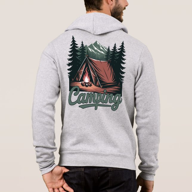 Moletom Nome Personalizado Camping (Verso)