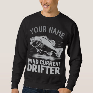 Moletom Nome Personalizado Corrente de Vento Deriva Basso